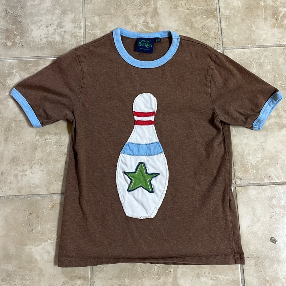 Mini Boden short sleeve shirt size 7-8